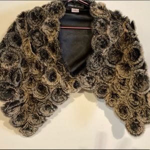 Rabbit fur shawl